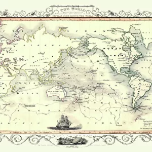 Maps of The World on Mercators Projection PORTFOLIO