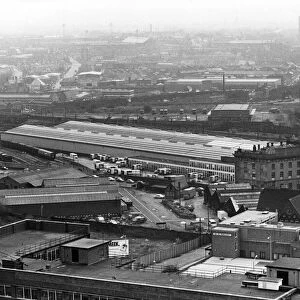 Curzon Street Station in Birmingham, West Midlands. 16th April 1979