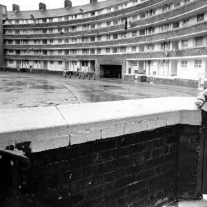 Dora Molloy, a resident of Gerard Gardens, a tenement block in Liverpool city centre