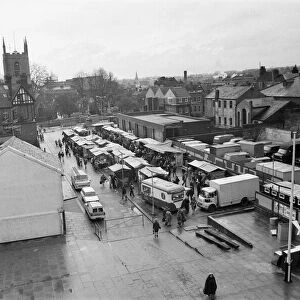 Hosier Street Market, Reading, Saturday 22nd March 1975