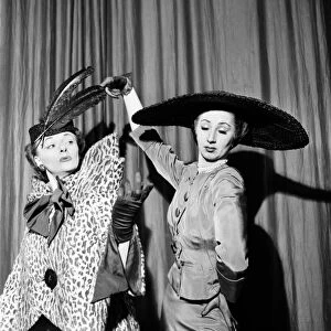 Moyra Fraser and Betty Marsden seen have in the "Air on a Shoestring"
