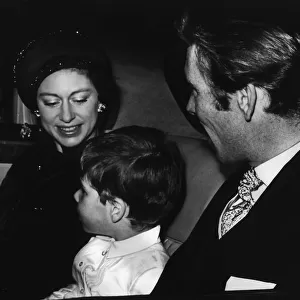 Princess Margaret with her Husband Lord Snowdon and son Viscount Linley