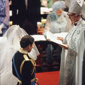 The wedding of HRH Prince Charles, The Prince of Wales, to Lady Diana Spencer
