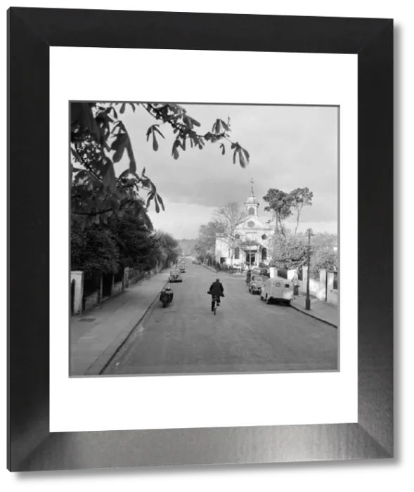 Framed Print : Print of Downshire Hill, Hampstead Framed Print : Print of Downshire Hill, Hampstead
