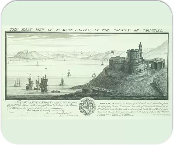 St Mawes Castle engraving N070781