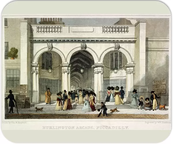 Burlington Arcade, Piccadilly 1827 J000145