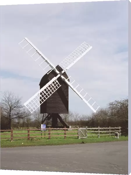 Windmill. Post Mill of c.1612, believed to be the oldest in England. IoE 395788
