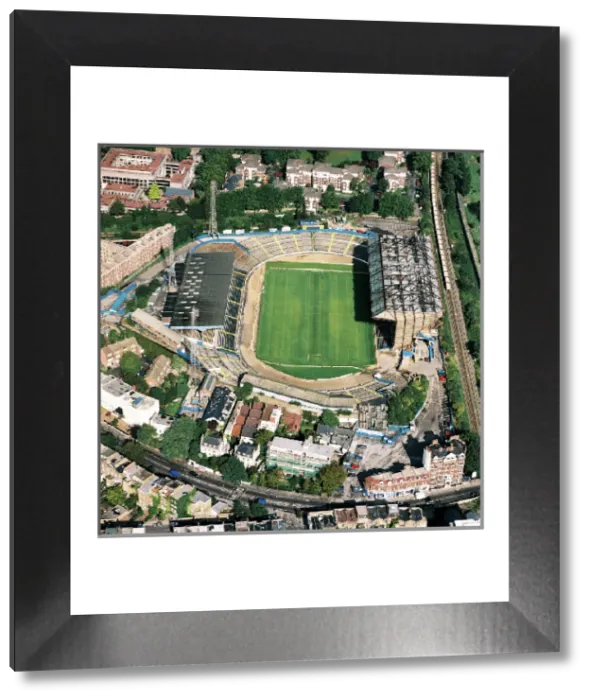 Framed Print : Stamford Bridge Stadium Aerial Print Framed Print : Stamford Bridge Stadium Aerial Print
