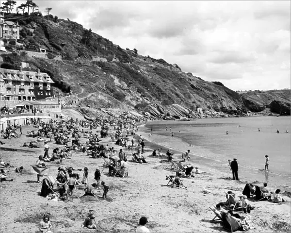 East Looe Beach, Cornwall, August 1951