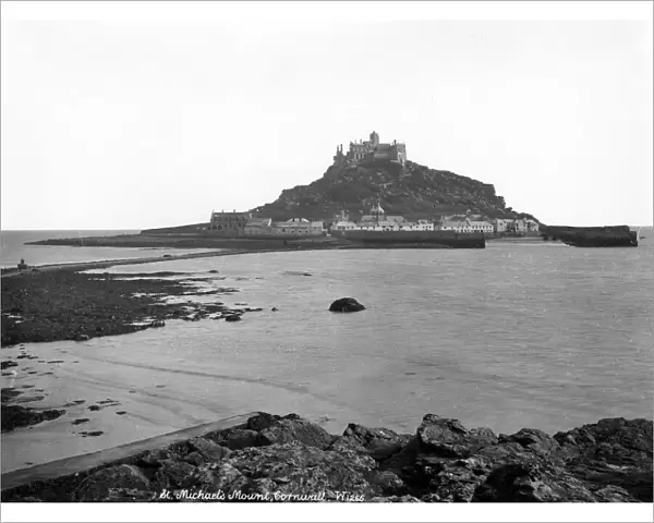 St Michaels Mount from the beach