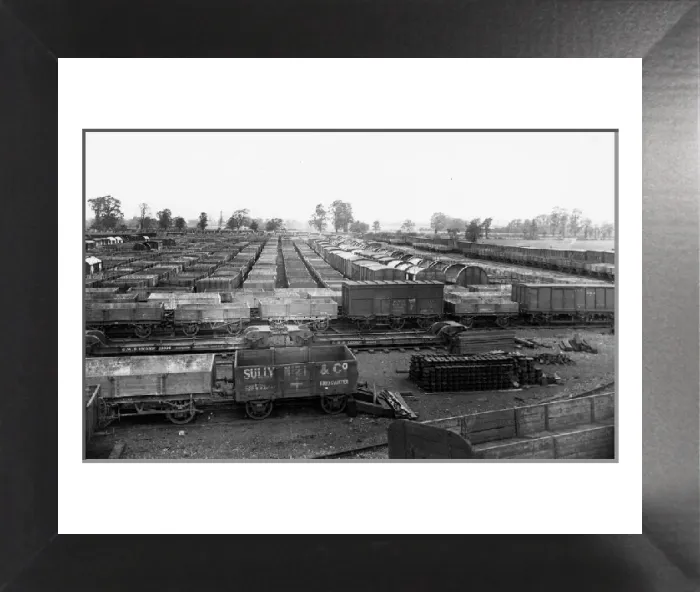 Framed Print : Swindon Works Broad Gauge Wagon Dump, 1892 Print Framed Print : Swindon Works Broad Gauge Wagon Dump, 1892 Print
