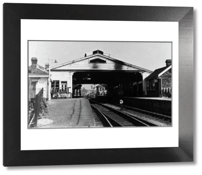 Framed Print : Print of Frome Station, Somerset, 1960 Framed Print : Print of Frome Station, Somerset, 1960