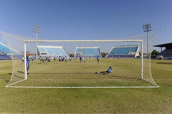 Bristol City FC vs. Extension Gunners: Football Rivalry at Botswana National Stadium (July 2014)