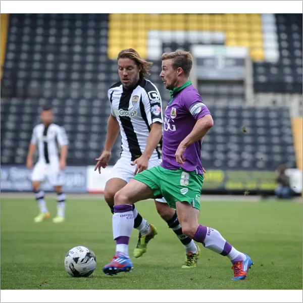 Wade Elliott in Action: Notts County vs. Bristol City, Sky Bet League One (2014)
