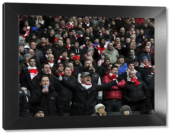 Bristol City Fans Passionate Showdown against MK Dons in Sky Bet League One (February 7, 2015)