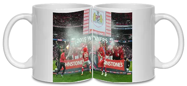 Bristol City FC: Triumphant Celebration at Wembley after Johnstone Paint Trophy Victory