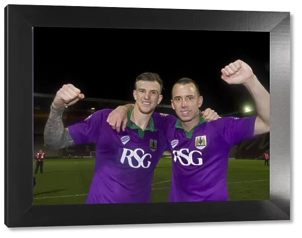 Bradford City vs. Bristol City: Aden Flint and Aaron Wilbraham Celebrate Promotion to Championship
