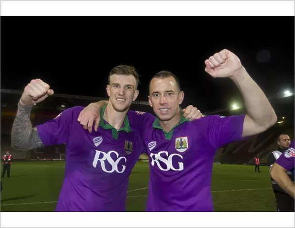 Bradford City vs. Bristol City: Aden Flint and Aaron Wilbraham Celebrate Promotion to Championship