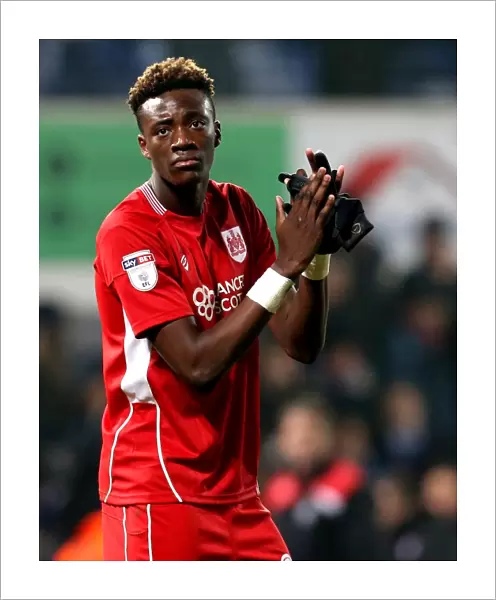 Tammy Abraham in Action: Sky Bet Championship Clash between Ipswich Town and Bristol City (December 2016)