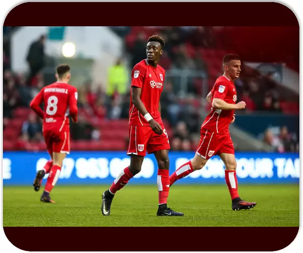 Frustration on Abraham's Face: Bristol City vs Fleetwood Town, FA Cup Third Round Proper