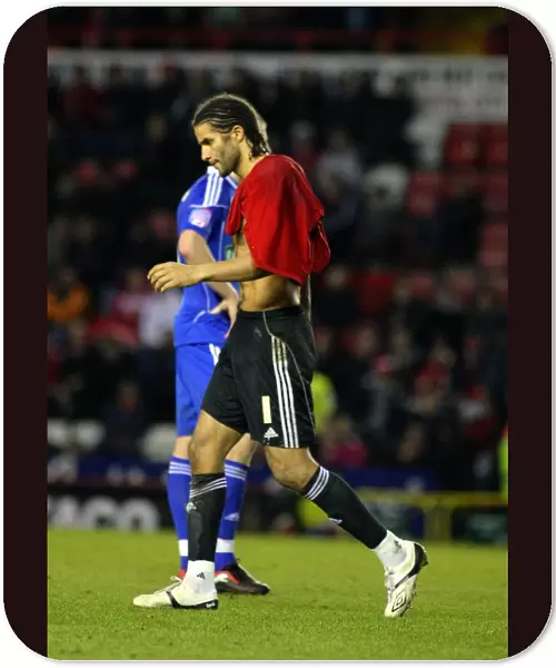 Bristol City's David James Receives Red Card in Championship Match Against Middlesbrough (15 / 01 / 2011)