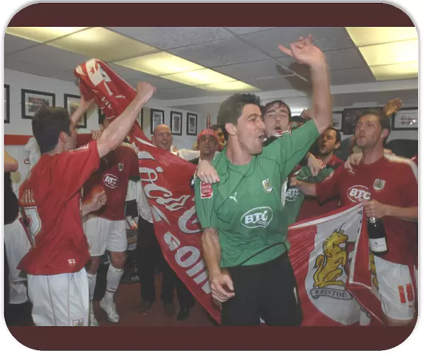 Bristol City FC: Unforgettable Promotion to Glory Dressing Room Celebration