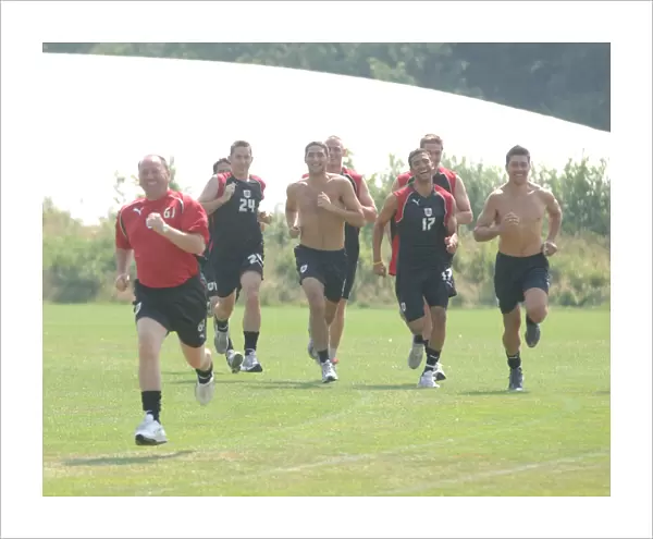 Behind the Scenes: 2006-07 Bristol City FC Training Sessions at the Ground
