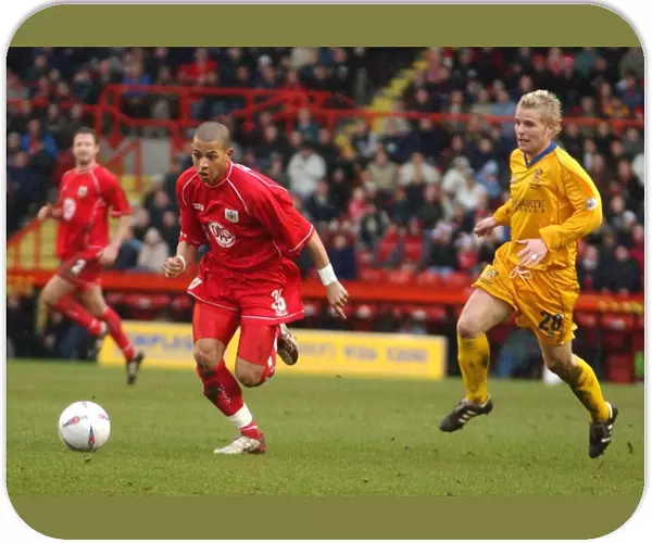 Liam Rosenior in Action for Bristol City Football Club (02-03)