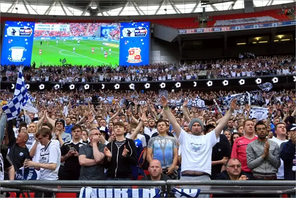 Preston North End fans in the stands