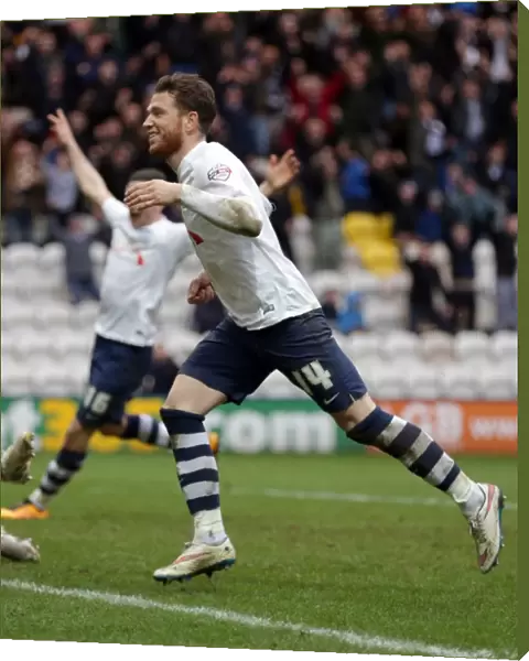 Joe Garner Scores First Goal for Preston North End Against Sheffield Wednesday in Sky Bet Championship Match at Deepdale