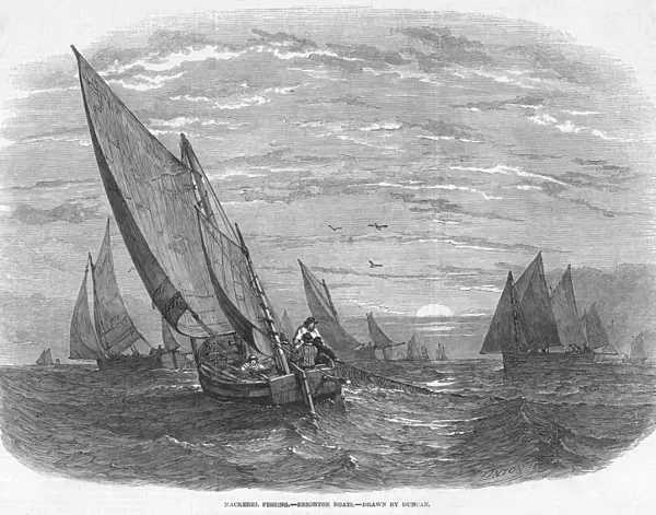 Mackerel Fishing  /  1847