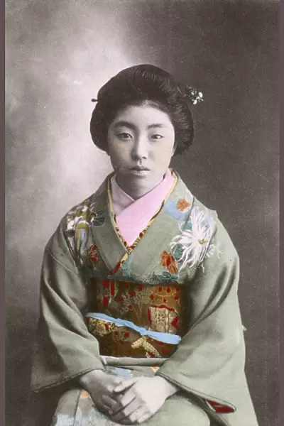 A Japanese Geisha girl