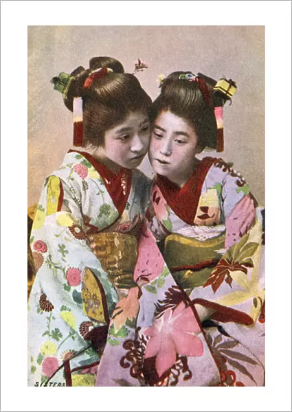 Japanese Geisha Sisters