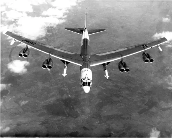 Boeing B-52H Stratofortress carrying two North American ?