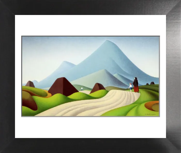 Framed Print : The Road to the West Print, 1944, Luke John Framed Print : The Road to the West Print, 1944, Luke John