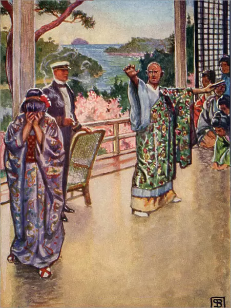 Scene from the opera, Madame Butterfly, by Giacomo Puccini