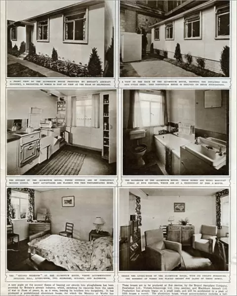 Prefabricated aluminium homes 1945