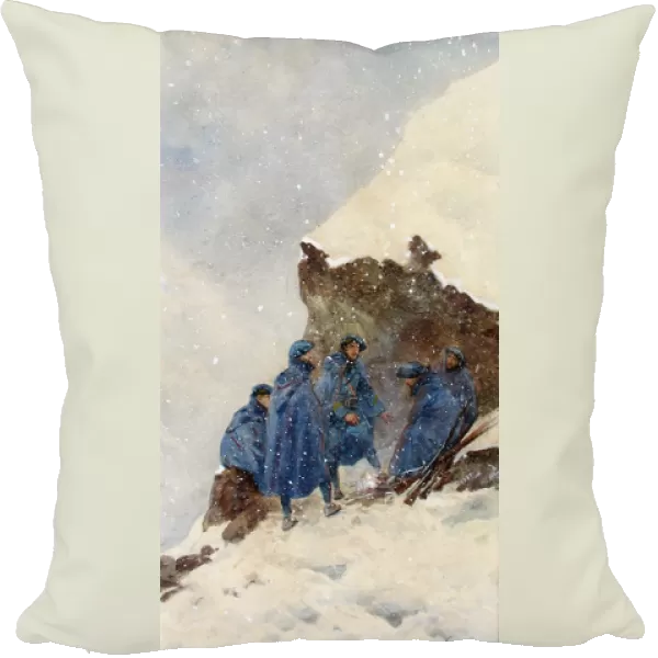 Les Diables Bleus - A group of WWI Chasseurs Alpins
