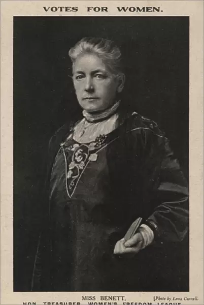 Miss. Benett Suffragette