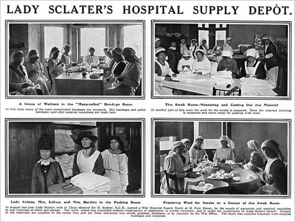 Lady Sclaters Hospital Supply Depot, WW1