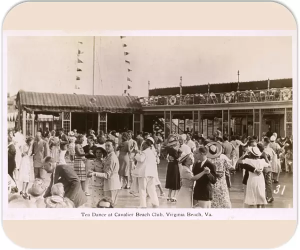 Tea dance at Virginia Beach, Virginia, USA