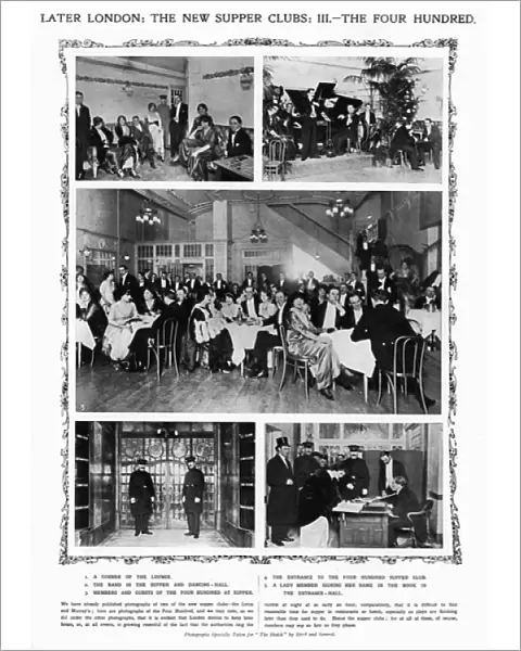 London, The New Supper Clubs, The Four Hundred, 1914