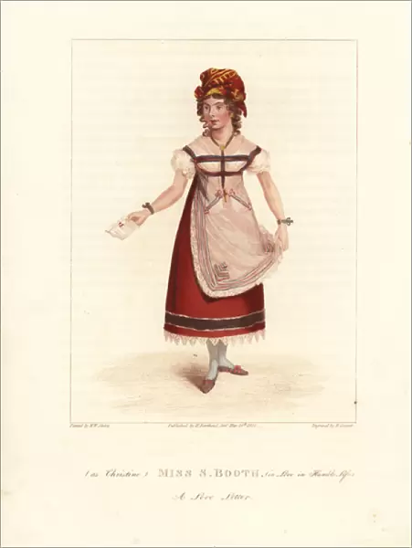 Sarah Booth in Love in Humble Life, 1822