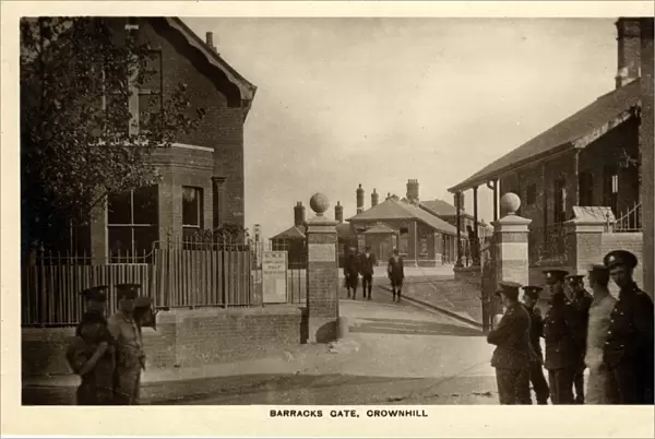 World War Two Barracks Gate, Crownhill, Plymouth, England