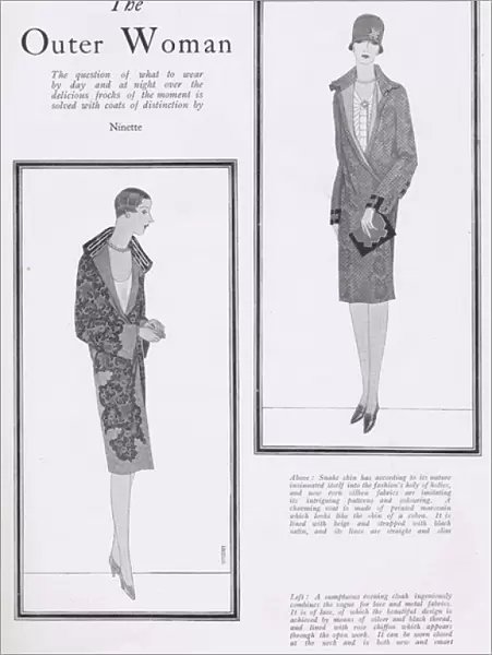 The Outer Woman : Ninette fashions, 1927