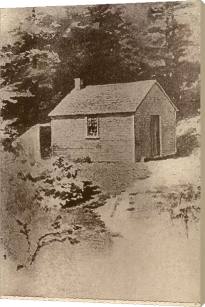 Cabin of Henry David Thoreau, Concord, Massachusetts, USA