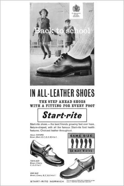 Start-rite shoes advertisement, 1961
