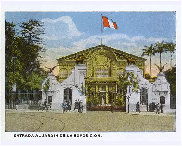 Lima - Peru - Grand Entrance to the Exhibition Gardens
