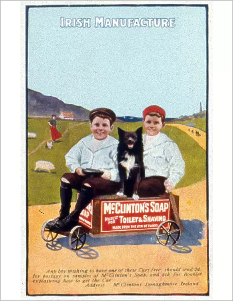 Poster advertising McClintons Soap