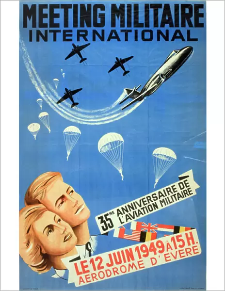 Poster, Meeting Militaire International